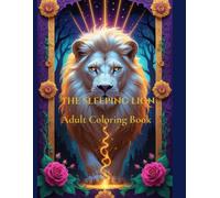 THE SLEEPING LION: Adult Coloring Book