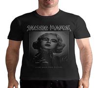The Smashing Pumpkins Shirt Men's Short Sleeve Lightweight T-Shirts Graphic Cotton Tees Black XL