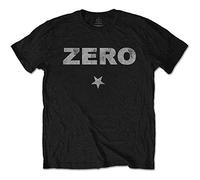 The Smashing Pumpkins Zero Distressed Officiel T-Shirt Hommes Unisexe (Large)