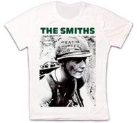 The Smiths Meat is Murder Punk Rock Morissey T-shirt rétro unisexe pour homme, blanc, XXL
