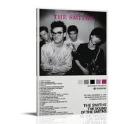 The Smiths The Sound Of The SmithsArt Peinture décorative imperméable et résistante aux taches pour salon, bureau, café, installation facile, facile à nettoyer, option cadeau préférée. Cadre