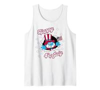 The Smurfs 4th of July Papa Smurf Uncle Sam USA Cartoon Débardeur