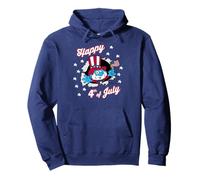 The Smurfs 4th of July Papa Smurf Uncle Sam USA Cartoon Sweat à Capuche