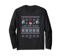 The Smurfs A Merry Smurfy Christmas Ugly Sweater Manche Longue