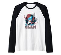 The Smurfs Big Slam The Best Baseball Batter Manche Raglan