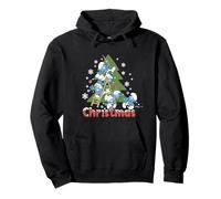 The Smurfs Christmas Tree & Snowflakes Sweat à Capuche