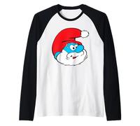 The Smurfs Classic Papa Smurf Santa Christmas Hat Manche Raglan