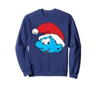 The Smurfs Classic Santa Christmas Hat Sweatshirt