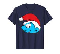 The Smurfs Classic Santa Christmas Hat T-Shirt