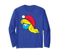 The Smurfs Classic Smurfette Santa Hat Manche Longue