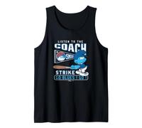 The Smurfs Coach Strike Go Blues Baseball Débardeur