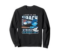 The Smurfs Coach Strike Go Blues Baseball Sweatshirt