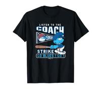 The Smurfs Coach Strike Go Blues Baseball T-Shirt