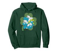 The Smurfs Four Leaf Clover Cast St. Patrick's Day Cartoon Sweat à Capuche