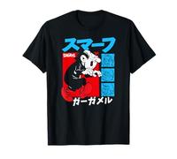 The Smurfs Gargamel Kanji Collage Vintage Cartoon T-Shirt