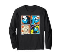 The Smurfs Halloween Dress Up Pop Art Retro Cartoon Manche Longue