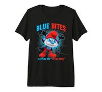 The Smurfs Halloween Papa Smurf Blue Bites T-Shirt Haut de Gamme