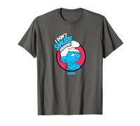 The Smurfs I Don't Smurf Around Retro Cartoon T-Shirt