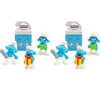 The Smurfs Les Schtroumpfs, 1 Figurine 7,5 cm, avec Fonctions, Modèles aléatoires à Collectionner, Jouets pour Enfants à partir de 3 Ans, PUF12 (Lot de 2)