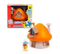 The Smurfs Les Schtroumpfs, Maison Magique avec 1 Figurine 5,5 cm, Accessoires Inclus, Modèle Schtroumpf Farceur, pour Les Enfants dès 3 Ans, PUF202