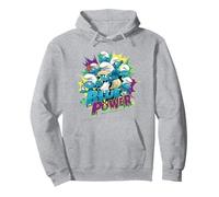 The Smurfs Movie Blue Power Epic Group Shot Sweat à Capuche