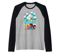 The Smurfs Movie Smurf Love Group Shot Manche Raglan