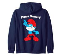 The Smurfs Papa Smurf Strike a Pose Dad Sweat à Capuche