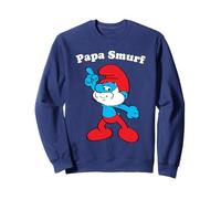 The Smurfs Papa Smurf Strike a Pose Dad Sweatshirt
