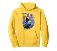 The Smurfs Prepare to Scare Witch Halloween Retro Cartoon Sweat à Capuche