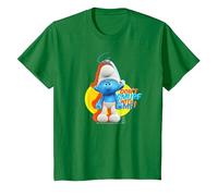 The Smurfs Schtroumpfs Grouchy Don't Smurf with Me! T-Shirt, Enfant, Vert Kelly, 12 Ans