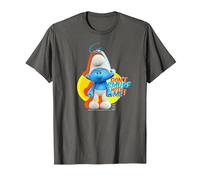 The Smurfs Schtroumpfs Grouchy Don't Smurf with Me! T-Shirt, Homme, Asphalte, 4XL