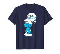 The Smurfs Schtroumpfs Think Blue Thought Bubble T-Shirt