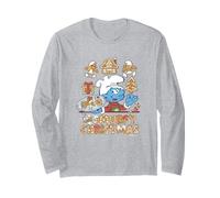 The Smurfs Smurf Chef Smurfy Christmas Manche Longue