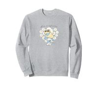 The Smurfs Smurfette Heart Shaped Daisies Retro Logo Sweatshirt