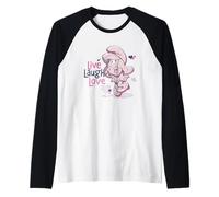 The Smurfs Smurfette Live Laugh Love Manche Raglan