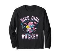 The Smurfs Smurfette Nice Girl Hockey Manche Longue