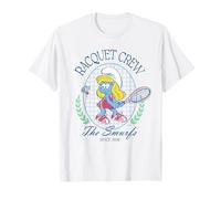 The Smurfs Smurfette Racquet Crew Country Club Cartoon T-Shirt