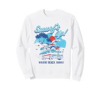 The Smurfs Smurf's Up Waikiki Beach Van Retro Cartoon Sweatshirt