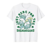 The Smurfs St. Patrick's Day Just Here for The Shenanigans T-Shirt