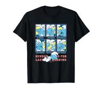 The Smurfs Sunday Lazy Morning Weekly Schedule T-Shirt