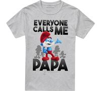 The Smurfs - T-shirt "Call Me" pour homme/femme unie TV20609 (S) (Heather sportif)