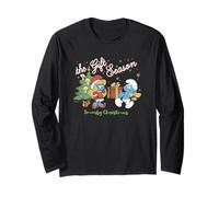 The Smurfs The Gift Season Smurfy Christmas Manche Longue
