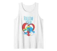 The Smurfs Valentine's Day Follow Your Heart Smurf Kiss Débardeur