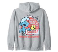 The Smurfs Vintage Jingle Bells Smurfy Christmas Sweat à Capuche