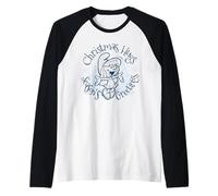 The Smurfs Vintage Smurfette Christmas Hugs Manche Raglan