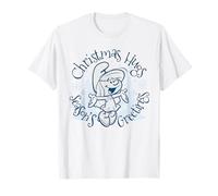 The Smurfs Vintage Smurfette Christmas Hugs T-Shirt