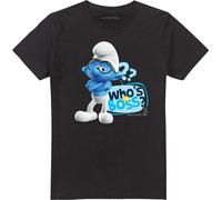 The Smurfs - "Who's The Boss ?" T-shirt Homme/Femme Unie TV20706 (3XL) (Noir)