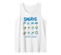 The Smurfs Zodiac Signs Cute Retro Cartoon Débardeur
