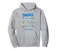 The Smurfs Zodiac Signs Cute Retro Cartoon Sweat à Capuche