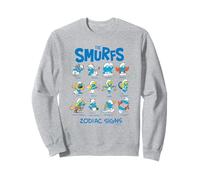 The Smurfs Zodiac Signs Cute Retro Cartoon Sweatshirt